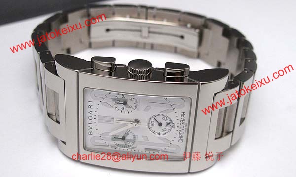 ブルガリBvlgari 腕時計激安 レッタンゴロクロノ 新品メンズ RTC49WSSD