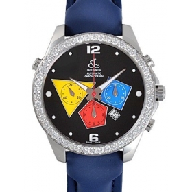 グラハム 時計 スーパー コピー 最新 / ジェイコブ自動巻きステンレス ダイヤモンド ブラック