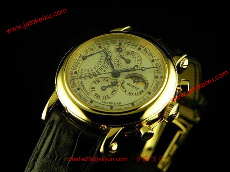 腕時計 コピー FRANCK MULLER フランクミュラー ラウンドパーペチュアルカレンダーフライバッククロノグラフ 7000QPEFO90