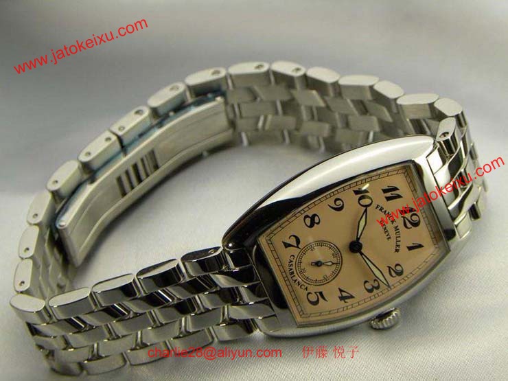 腕時計 コピー FRANCK MULLER フランクミュラー カサブランカ サーモンブルー ブレゲ 7502CASA