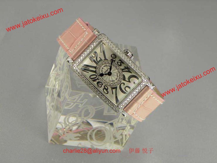 腕時計 コピー FRANCK MULLER フランクミュラー 激安 ロングアイランド 1Rダイヤモンド902QZDCD1RRELIEF