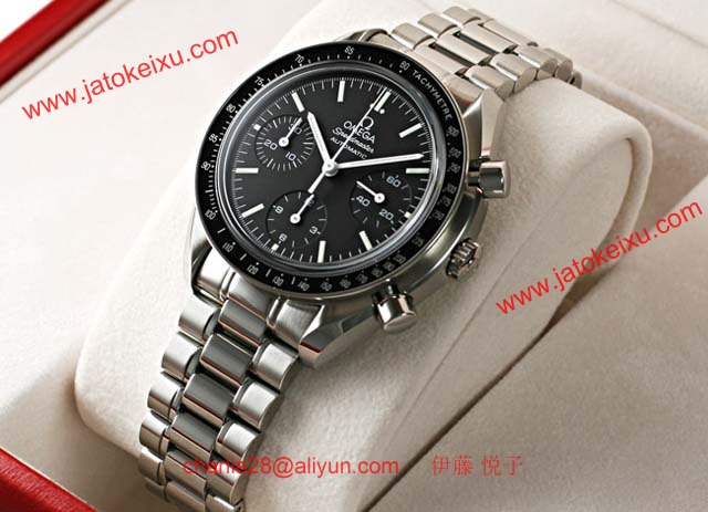 ブランド オメガ 腕時計コピー通販 スピードマスター オートマティック リデュースド ブラックダイアル 3570-50 