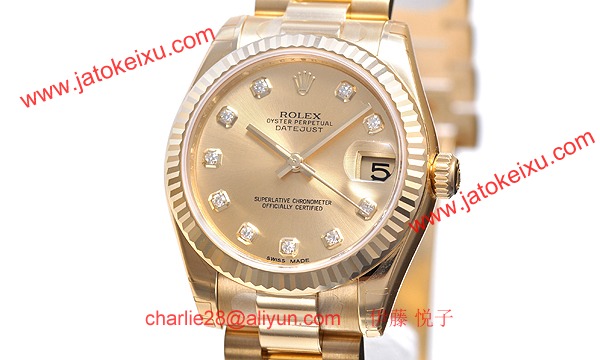 ロレックス(ROLEX) 時計 デイトジャスト 178278G