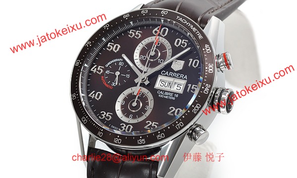人気 タグ·ホイヤー腕時計偽物 カレラタキメーター クロノデイデイト CV2A12.FC6236