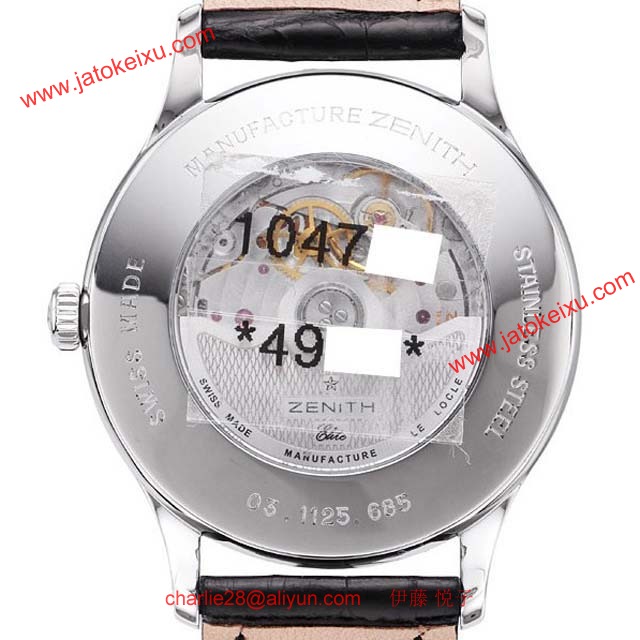 ゼニス 腕時計コピー人気ブランド　クラス エリート リザーブドマルシェ03.1125.685/76.C490