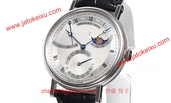 ブレゲ 時計人気 Breguet 腕時計 クラシック パワーリザーブ ムーンフェイズ 7137BB/11/9V6